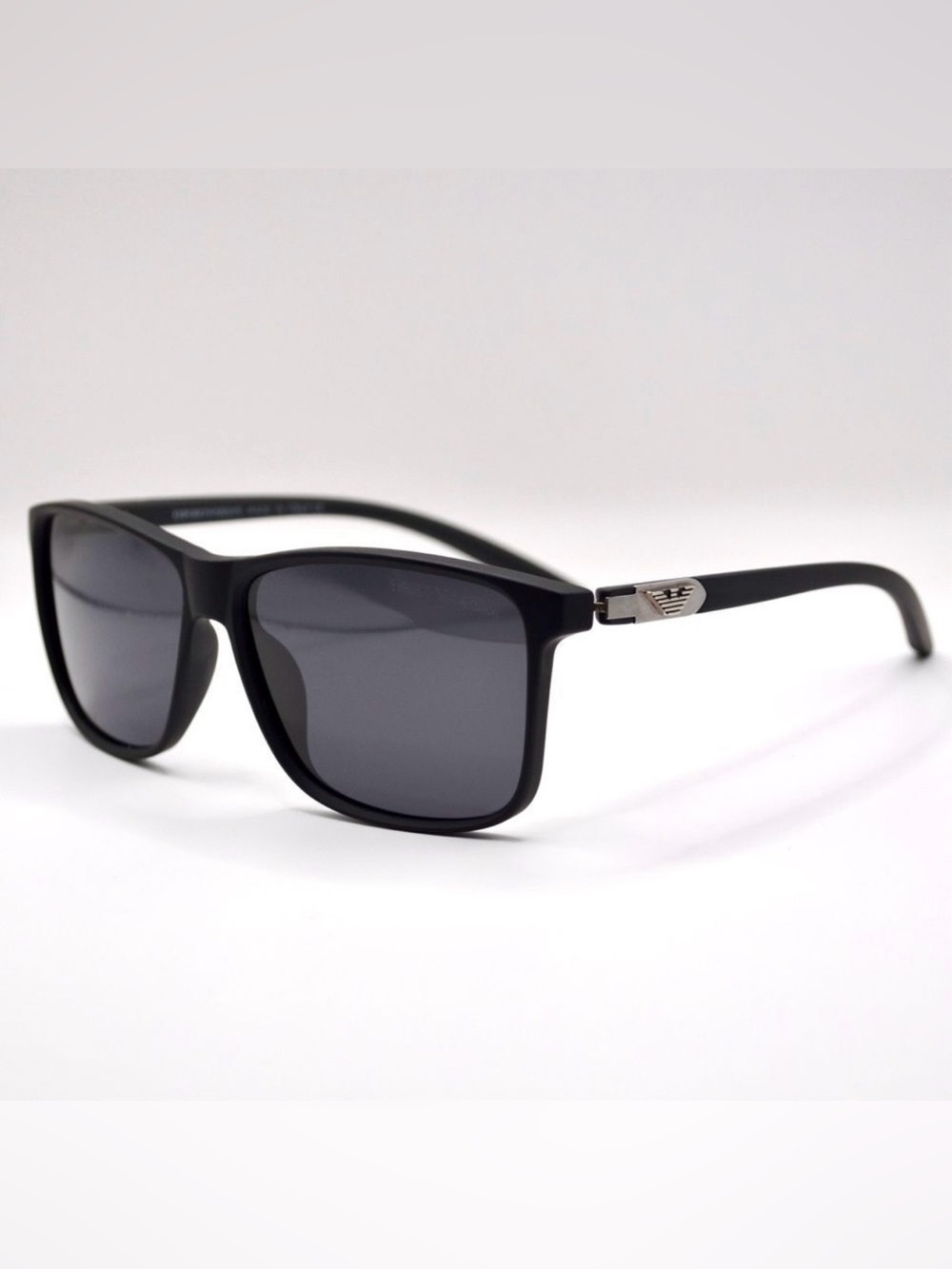 Men’s Emporio Armani Sunglasses | Black Matte | Gray Lenses | New